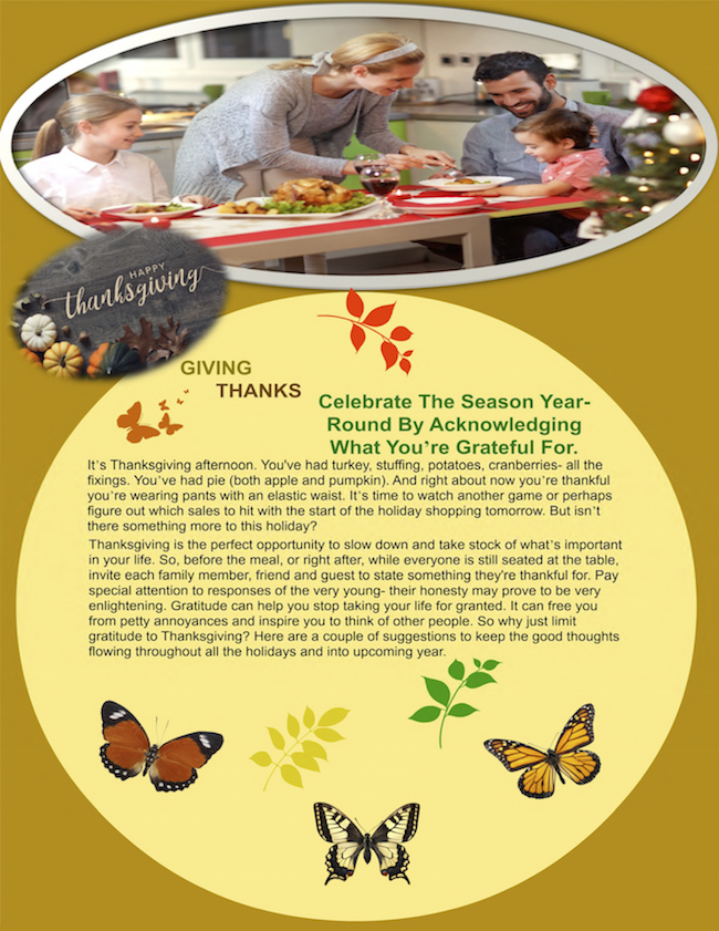 Richard Sparrow THANKSGIVING WISHES eXp Realty